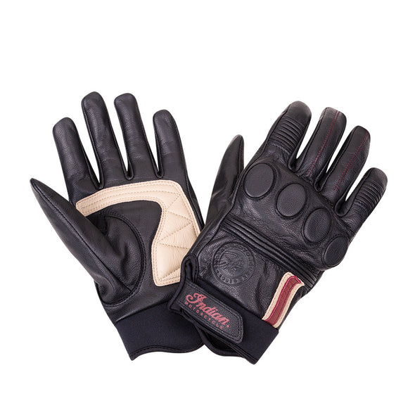 Men's Leather Retro 2 Riding Gloves -Black