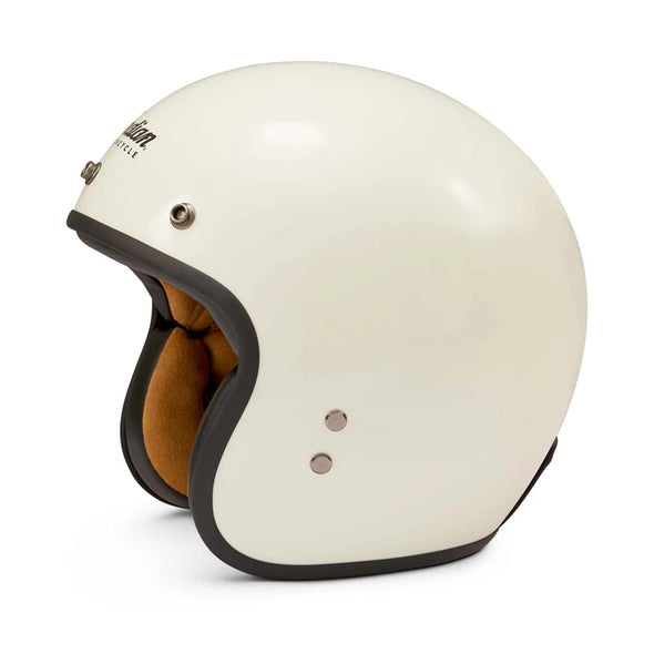 Retro Open Face Helmet, Cream
