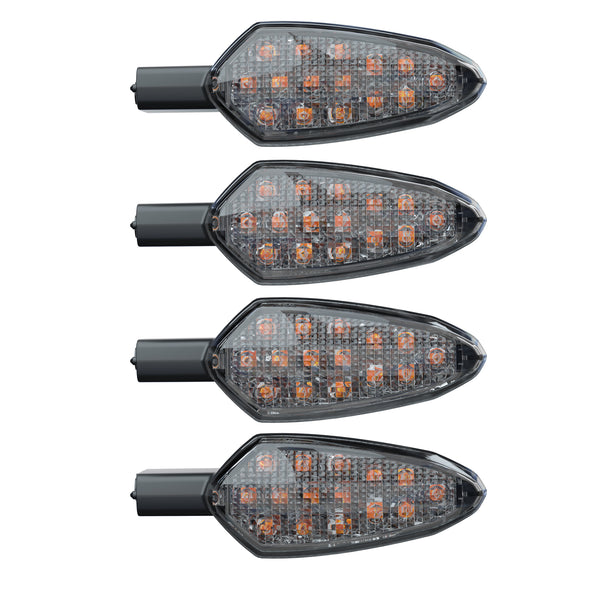 Front and Rear Turn Signals in Clear, 4 Pack