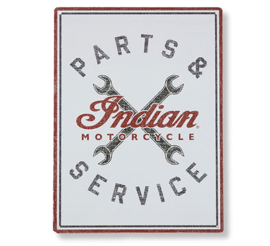 Parts & Service Metal Sign