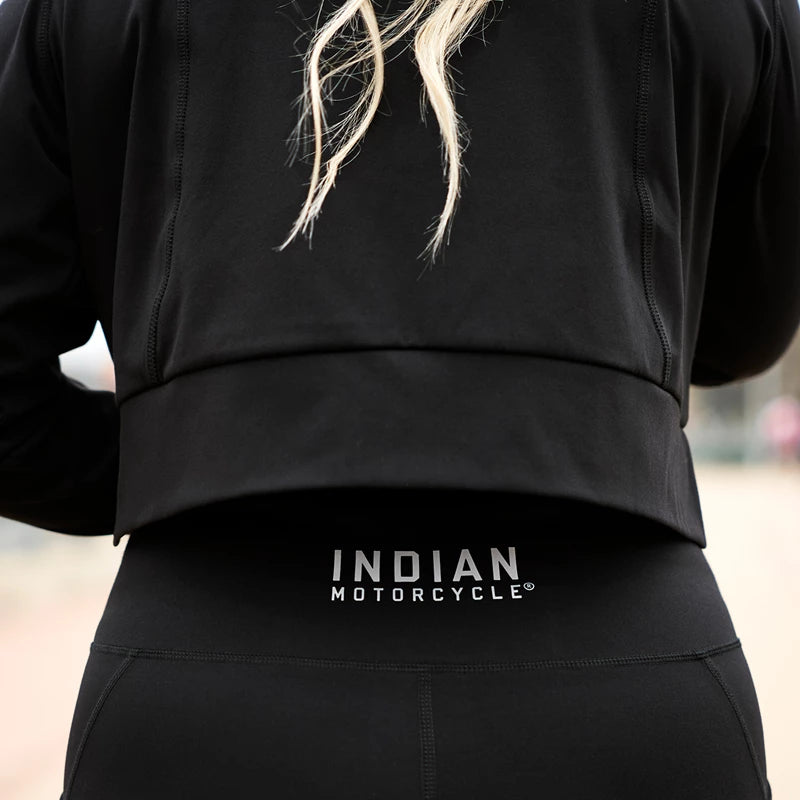 Women's Cropped Athlete Hoodie -Black – Indian Motorcycle Australia