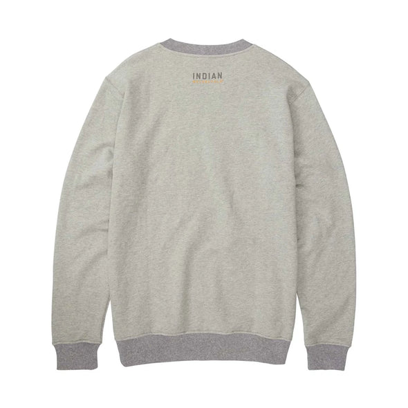 Men's Embroidered Ringer Sweatshirt - Gray