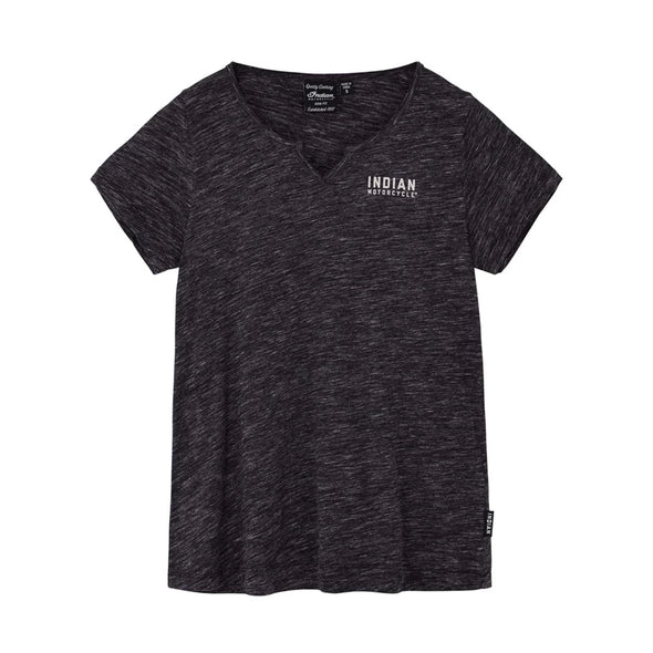 Women's Notch Neck Custom Built T-Shirt - Gray