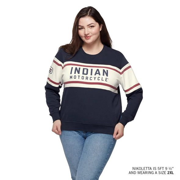 Women’s Colorblock Sweatshirt - Navy