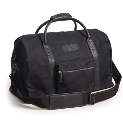 Waxed Canvas Duffle Bag, Black