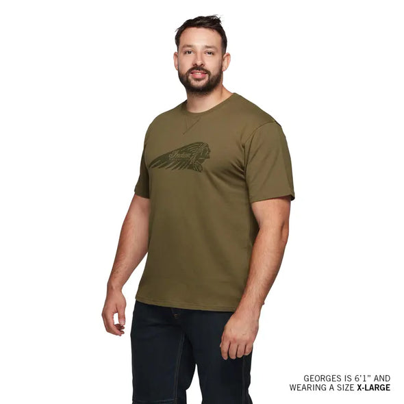 Men's Tonal Headdress T-Shirt - Green