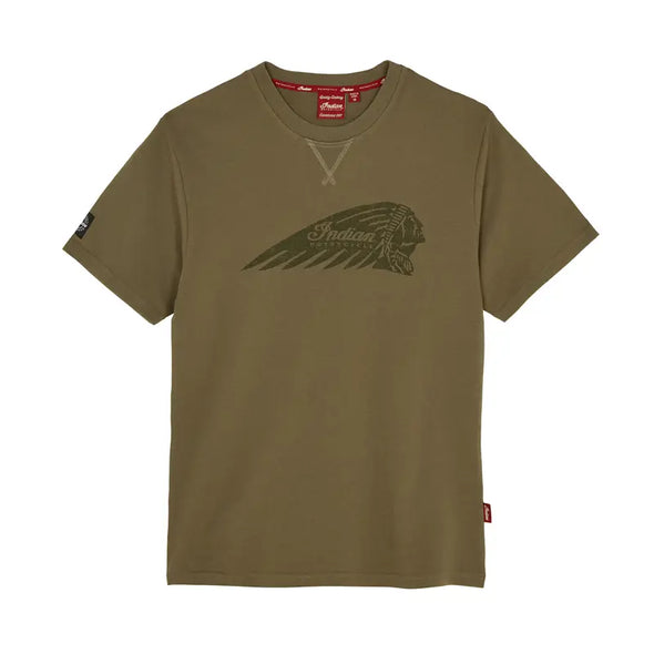 Men's Tonal Headdress T-Shirt - Green