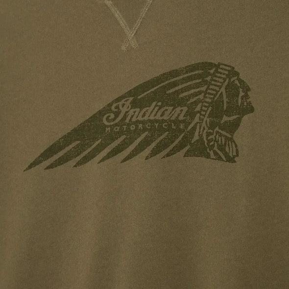 Men's Tonal Headdress T-Shirt - Green