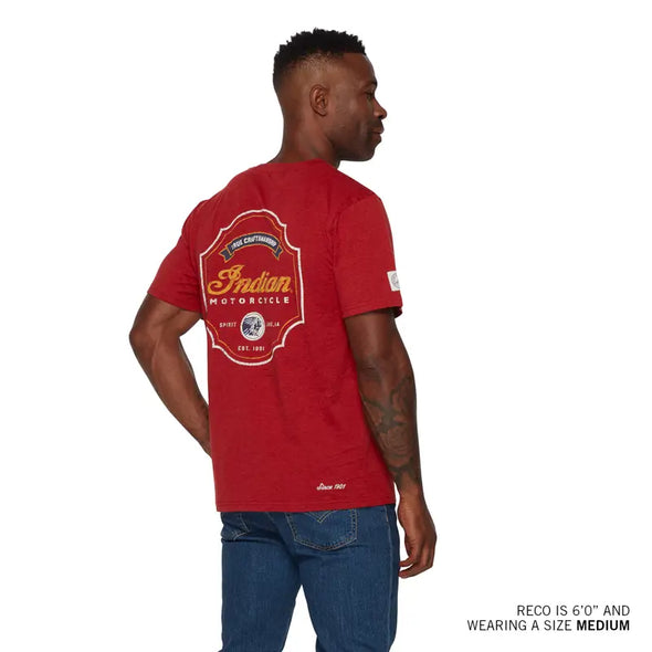 Men's Shield Graphic T-Shirt - Red