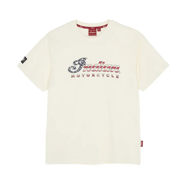 Men's USA Script Logo T-Shirt - White