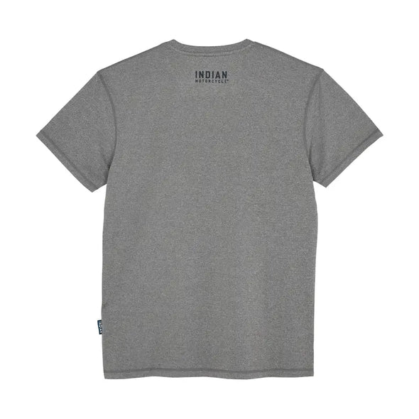 Men's Athlete Logo Print T-Shirt - Gray