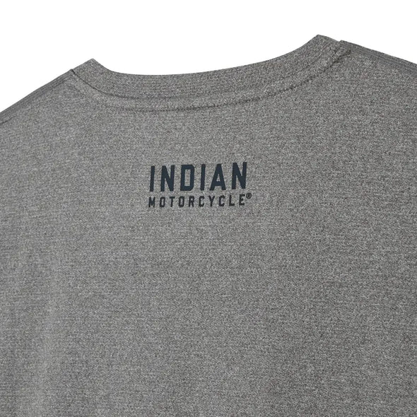 Men's Athlete Logo Print T-Shirt - Gray