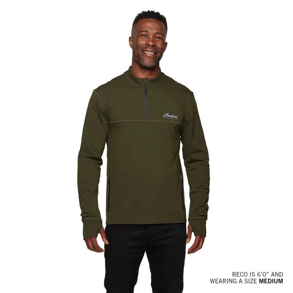 Men's Athlete Script Logo Top - Green