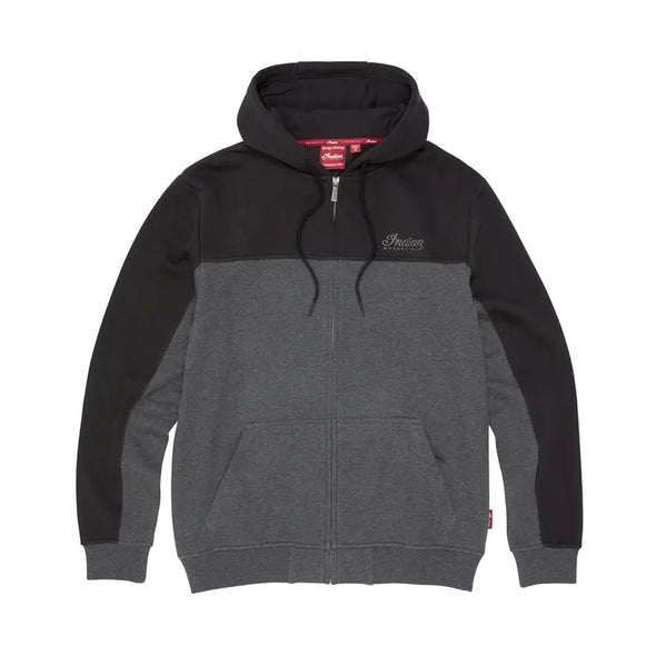 Men's Colorblock Script Hoodie - Gray