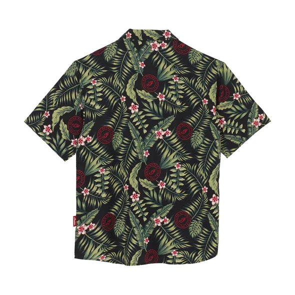 Men's Tropical Print Shirt - Green