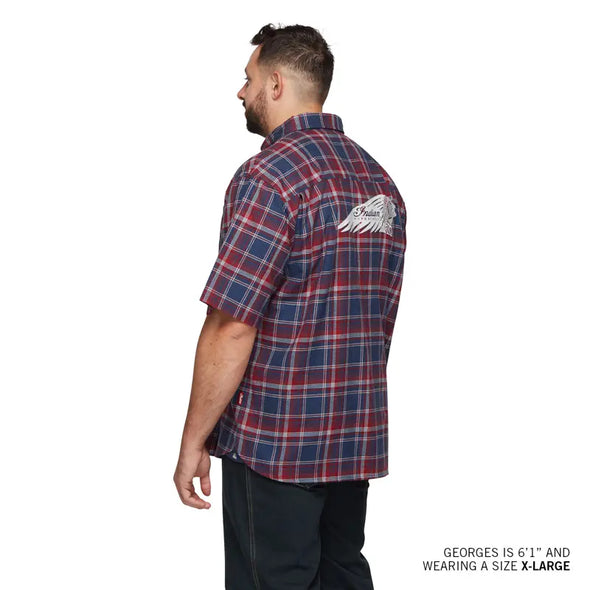 Men's Springfield Plaid Shirt - Navy