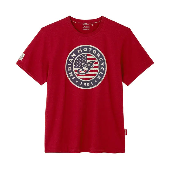 Men's USA Flag Logo T-Shirt - Red