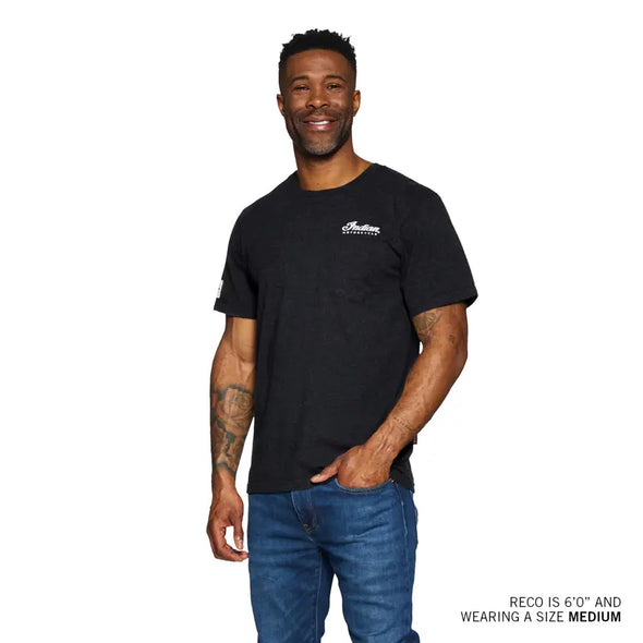 Men's Logo Headdress Pocket T-Shirt - Black