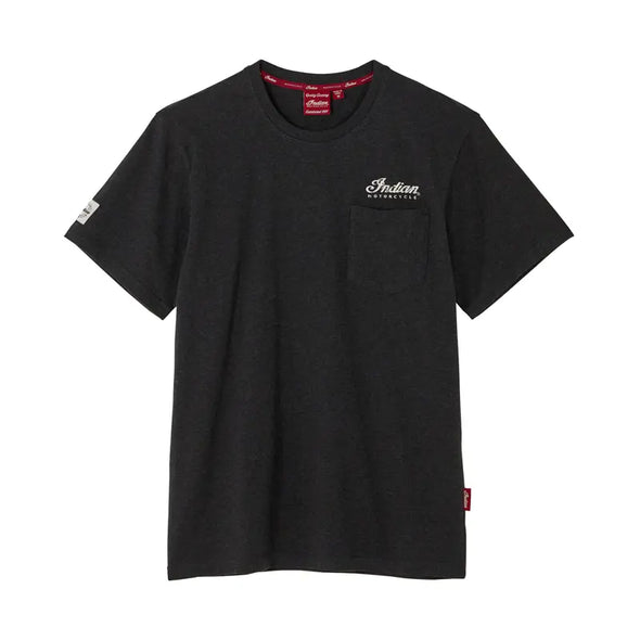 Men's Logo Headdress Pocket T-Shirt - Black