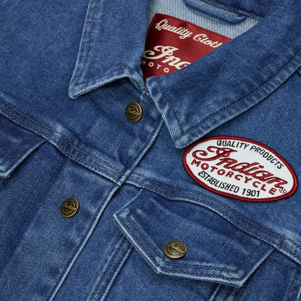 Women's Portland Denim Vest, Blue