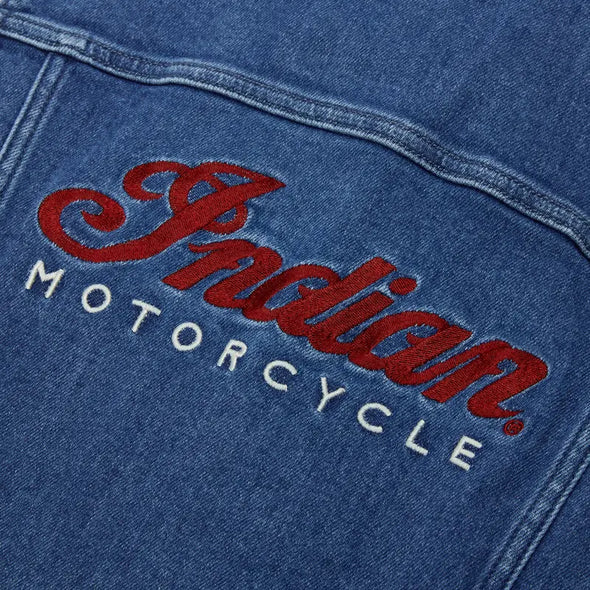 Women's Portland Denim Vest, Blue