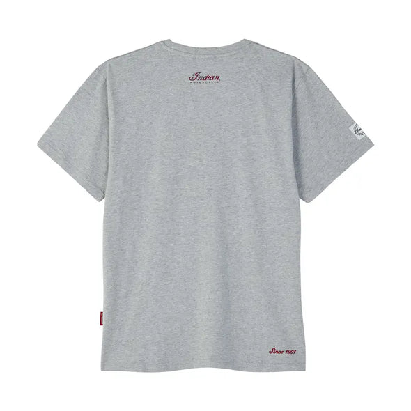 Men's Distressed Headdress Marl T-Shirt, Gray