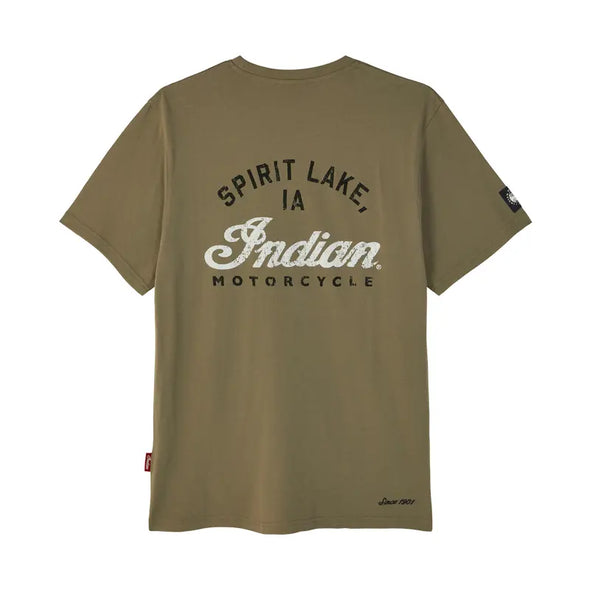 Men's Spirit Lake IA Pocket T-Shirt, Green