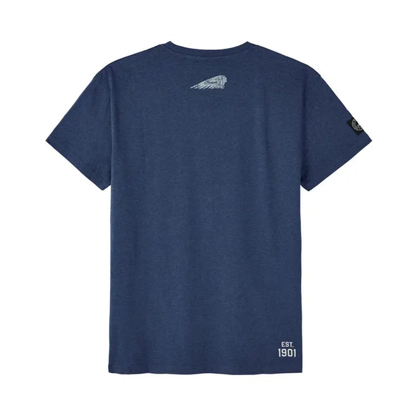 Men's I Script Watercolor T-Shirt, Blue