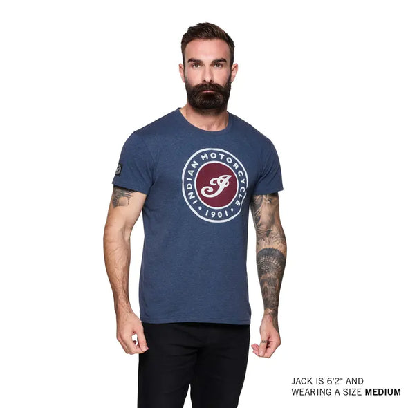 Men's I Script Watercolor T-Shirt, Blue