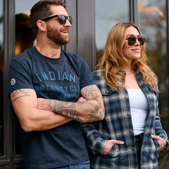 Men's Tonal Block Logo T-Shirt, Navy