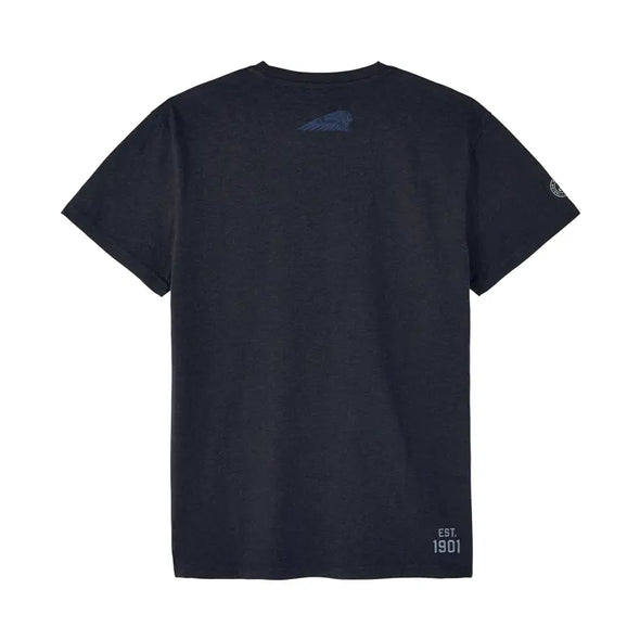 Men's Tonal Block Logo T-Shirt, Navy