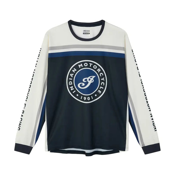 Men's I Script Performance Racing Long Sleeve T-Shirt, Blue