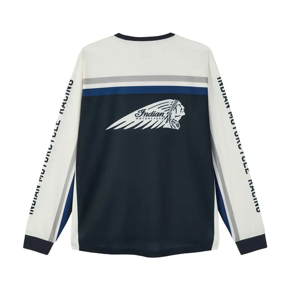 Men's I Script Performance Racing Long Sleeve T-Shirt, Blue
