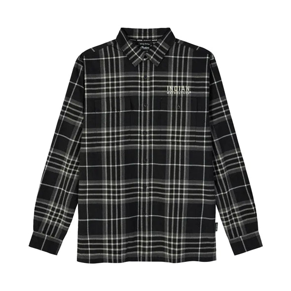 Men's San Antonio Plaid Shirt, Black