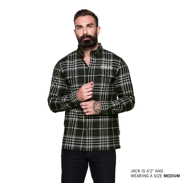 Men's San Antonio Plaid Shirt, Black