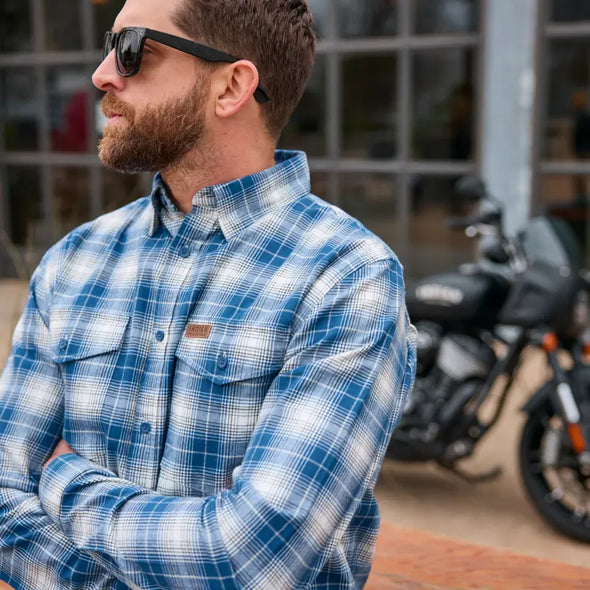 Men's Pasadena Plaid Shirt, Blue