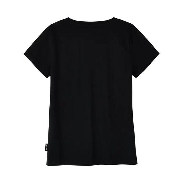 Women's Essential Script Logo T-Shirt, Black