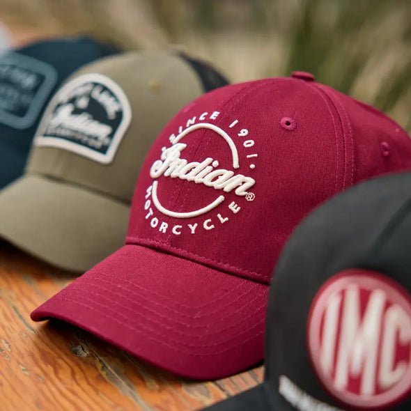 Spirit Icon Embroidered Cap, Red