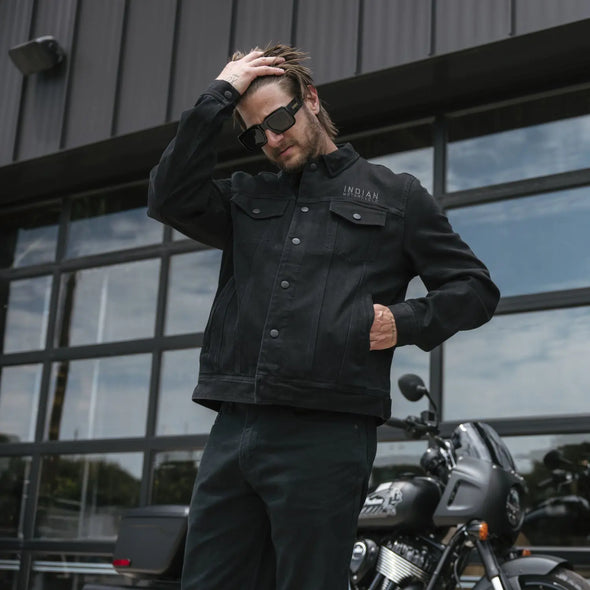 Men's Rockingham Denim Jacket, Black