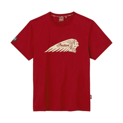 Men's Distressed Headdress T-Shirt, Red