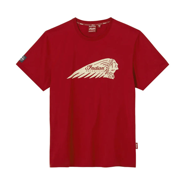 Men's Distressed Headdress T-Shirt, Red