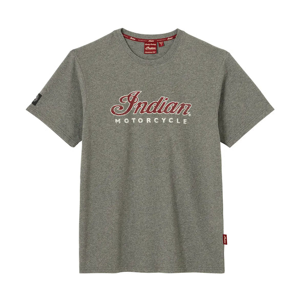 Men's Indian Motorcycle Marl Logo T-Shirt, Gray