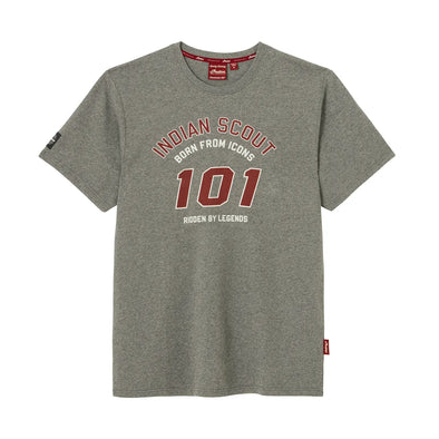 Men's Indian Scout 101 T-Shirt, Gray