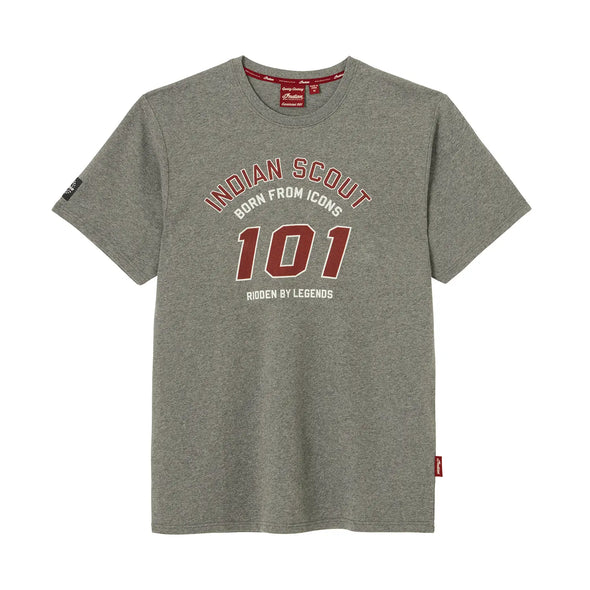 Men's Indian Scout 101 T-Shirt, Gray