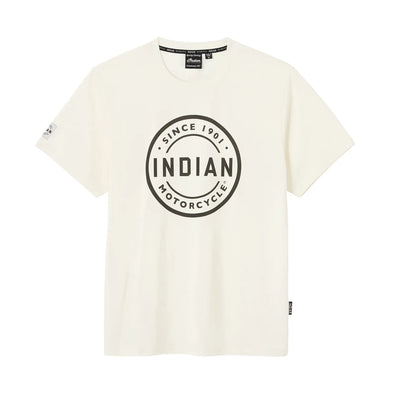 Men's Circle Block Logo T-Shirt, White