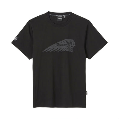 Men's Headdress Printed T-Shirt, Black