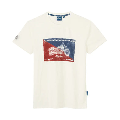 Men's Scout Classic Checked T-Shirt, White