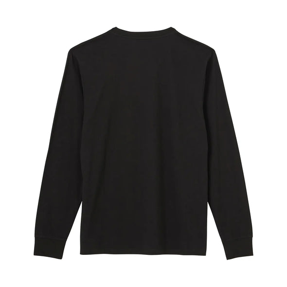 Men's Essential Script Logo Long Sleeve T-Shirt, Black