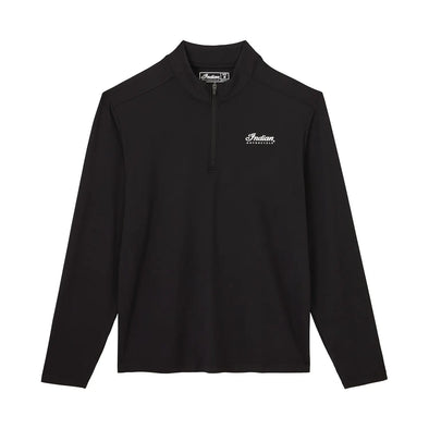 Men's Essential Quarter Zip Top, Black