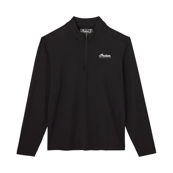 Men's Essential Quarter Zip Top, Black